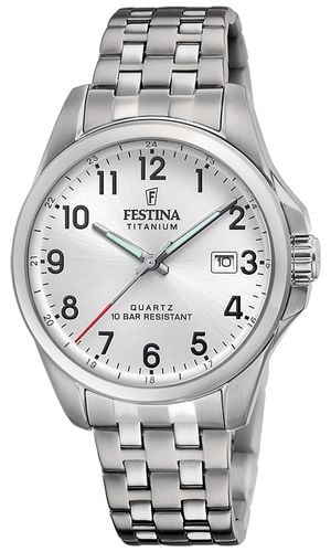 F20696/1 Calendario Titanium (41mm) Dial / Watch - Festina - Modalova