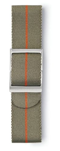 STR-N09S 22mm Grey-Green with Orange Pinstripe Watch - Elliot Brown - Modalova