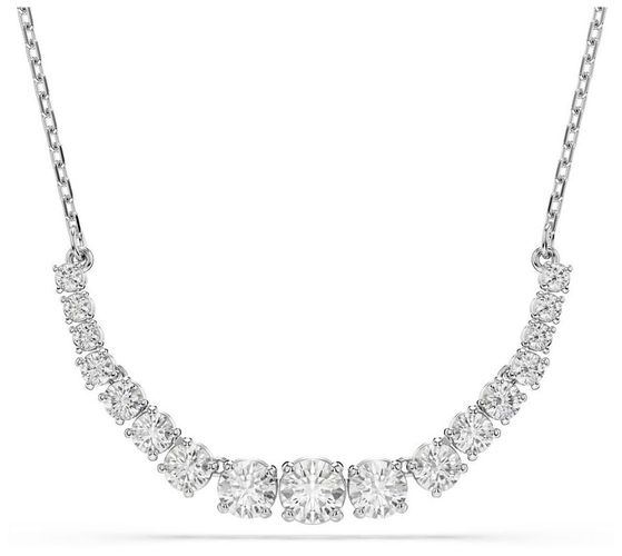 Ladies Round Cut Matrix Necklace Jewellery - Swarovski - Modalova