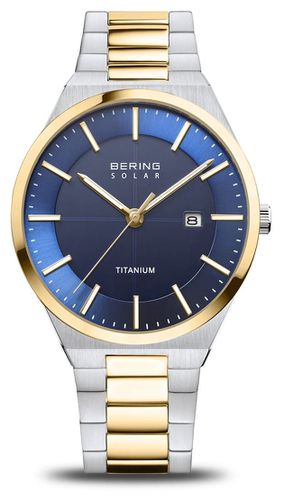 Men's Titanium (39mm) Dial / Two-Tone Watch - Bering - Modalova