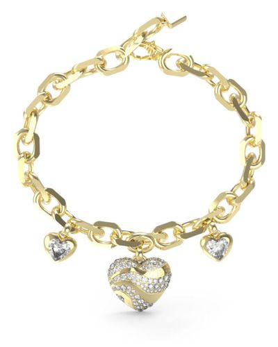 JUBB04500JWYGL Ladies in my Heart Linked Bracelet Jewellery - Guess - Modalova