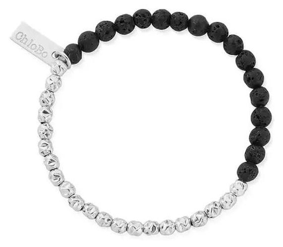 CSBBLHAMM Children's Lava Bead Bracelet - 925 Jewellery - ChloBo - Modalova