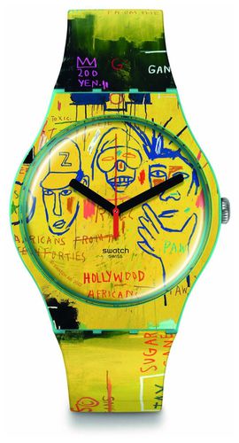 SUOZ354 x Jean-Michel Basquiat - HOLLYWOOD AFRICANS Watch - Swatch - Modalova