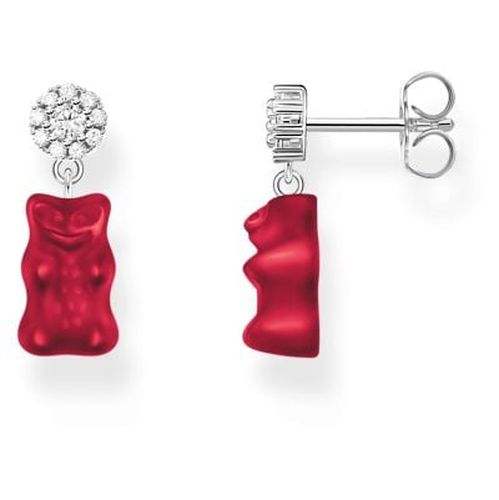 H2330-052-10 xHARIBO Red Goldbear Silver Earring Jewellery - Thomas Sabo - Modalova