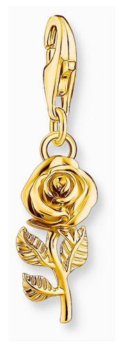 Rose Charm Pendant Gold-Plated Jewellery - Thomas Sabo - Modalova