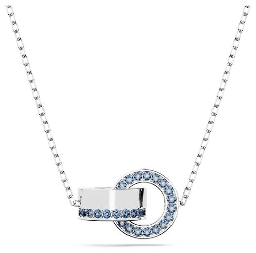 Hollow Interlocking Loop Pendant Necklace Jewellery - Swarovski - Modalova