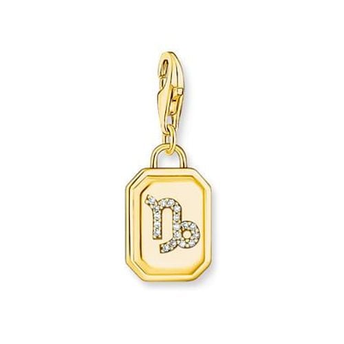 Gold-Plated Charm Pendant Zodiac Jewellery - Thomas Sabo - Modalova