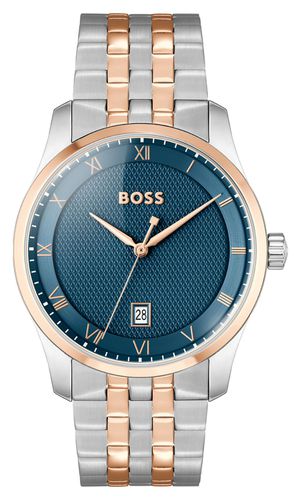 Men's Principle (41mm) Dial / Two-Tone Watch - BOSS - Modalova