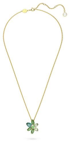 Gema Flower Pendant Necklace | Gold-Tone Jewellery - Swarovski - Modalova