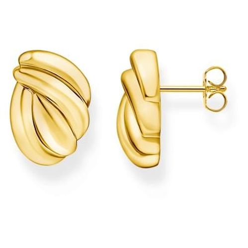 H2327-413-39 Gold-plated Organic-shaped Stud Jewellery - Thomas Sabo - Modalova