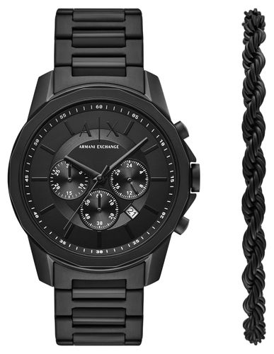 AX7163SET & Bracelet Gift Set (44mm) Watch - Armani Exchange - Modalova