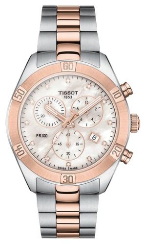 T1019172211600 Women's PR 100 Sport Chic Chronograph Watch - Tissot - Modalova