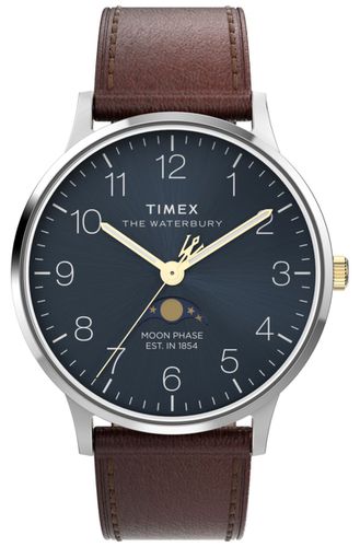 TW2W75600 Waterbury Classic Moonphase (40mm) Dial Watch - Timex - Modalova