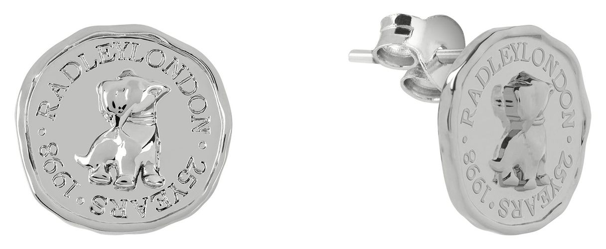 Radley RYJ1379S Signature Penny Silver Plated Stud Jewellery - Radley Jewellery - Modalova