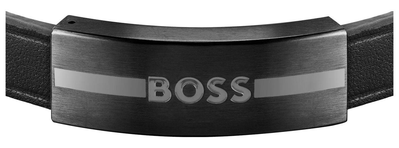 BOSS 1580490M Luke Men's Black Band Jewellery - BOSS Jewellery - Modalova