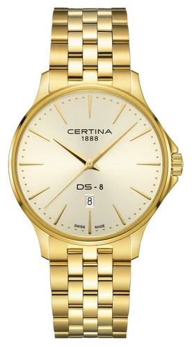 C0454103336100 DS-8 Gent (40mm) Dial / PVD Watch - Certina - Modalova