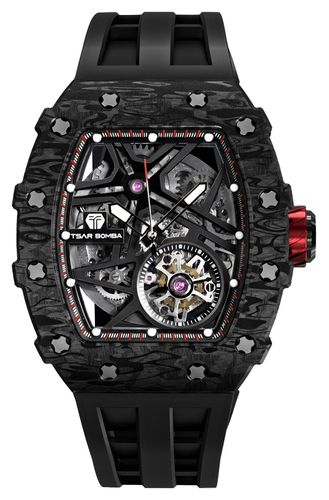 TB8209CF-01 Elemental Series Carbon Fibre Watch - TSAR BOMBA - Modalova