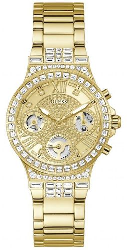 GW0320L2 MOONLIGHT Women's Crystal Set Stainless Watch - Guess - Modalova