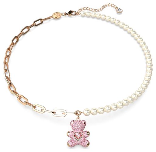 Teddy Pendant Necklace Rose Gold-Tone Jewellery - Swarovski - Modalova