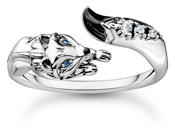 TR2417-691-7-56 Polar World Arctic Fox Ring | Jewellery - Thomas Sabo - Modalova