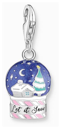 Snowglobe Charm Pendant Sterling Jewellery - Thomas Sabo - Modalova