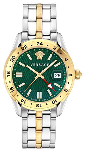 VE7C00623 Men's Greca (41mm) Dial / Two-Tone Watch - Versace - Modalova