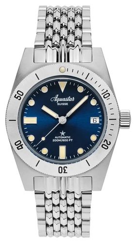 M60-STEELBLUE Model 60 Steel Limited Edition ( Watch - Aquastar - Modalova