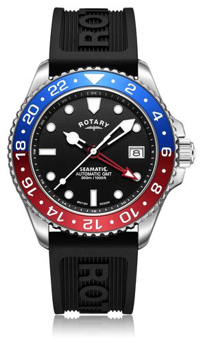 GS04378/95 Men's Seamatic Automatic GMT (42mm) Watch - Rotary - Modalova