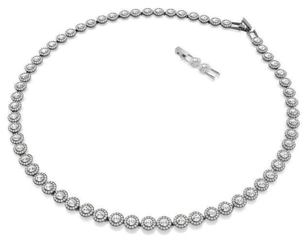 Ladies Angelic Tennis Necklace Jewellery - Swarovski - Modalova