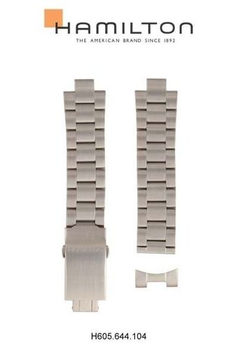 H695644104 Stainless Steel Bracelet For Watch - Hamilton Straps - Modalova