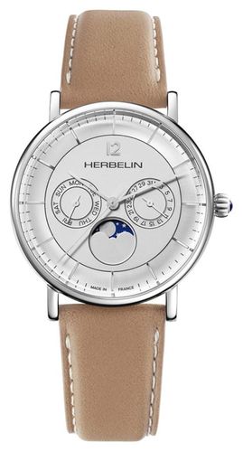 AP12 Men's Inspiration | Moonphase Dial Watch - Herbelin - Modalova