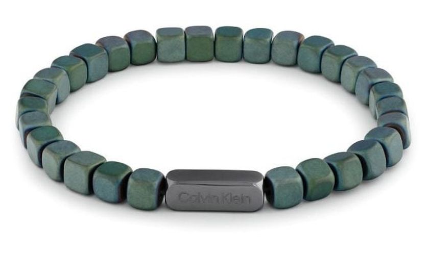 Modern Sqaure Green Beaded Bracelet Jewellery - Calvin Klein - Modalova