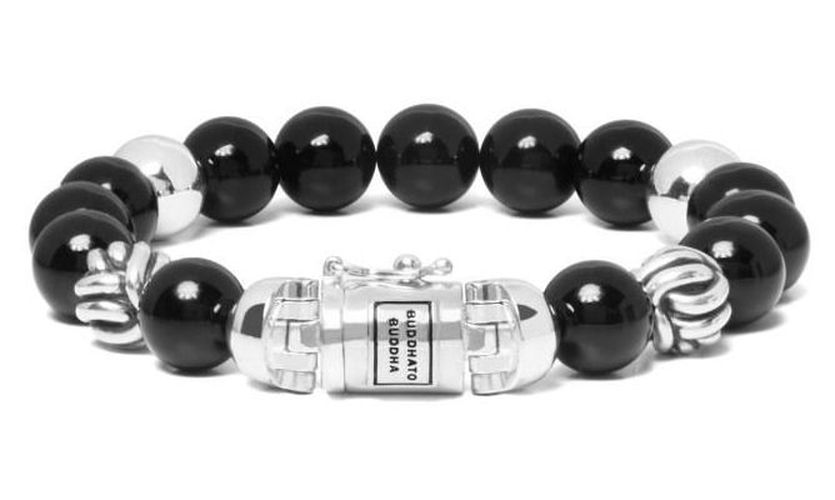 J011881506 'Spirit Bead' Onyx Sterling Jewellery - Buddha To Buddha - Modalova