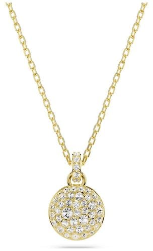 Meteora Pendant White Crystals Gold-Tone Jewellery - Swarovski - Modalova