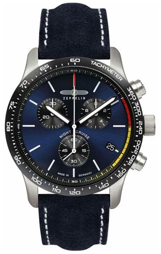 Men's Night Cruise (43mm) Chronograph Watch - Zeppelin - Modalova