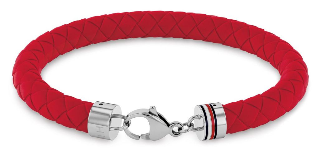 Men's Silicone Red Braided Silicone Jewellery - Tommy Hilfiger - Modalova