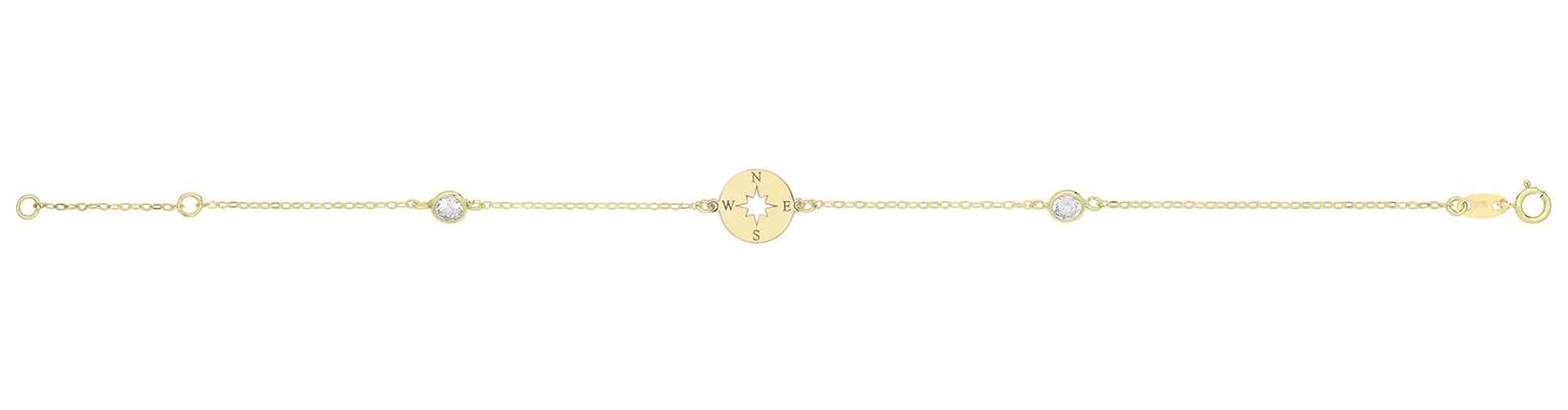 BR674 Ladies Compass Bracelet Jewellery - James Moore TH - Modalova