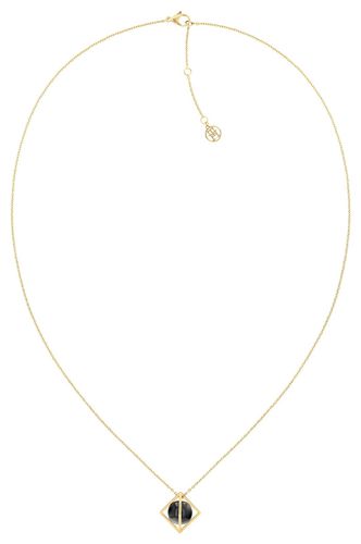 Women's Framed Stones Necklace Gold Jewellery - Tommy Hilfiger - Modalova