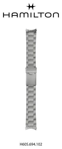 H695694102 Bracelet Only Stainless Watch - Hamilton Straps - Modalova