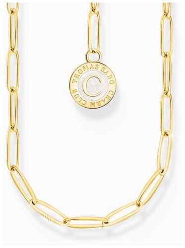 X2089-427-39-L70 Charm Necklace Gold-Plated Jewellery - Thomas Sabo - Modalova