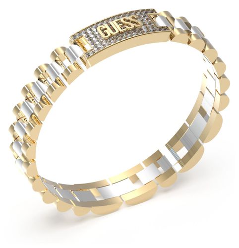 UMB03200YGST Men's Empire Steel And Gold Plated 10mm Jewellery - Guess - Modalova