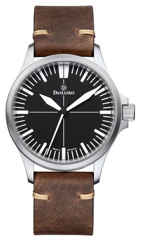 DK30 VINTAGE MOCHA LEATHER DK30 Three-Hand Watch - Damasko - Modalova