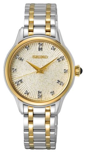 SRZ550P1 Classic Crystal Quartz (29.5mm) Sparkling Watch - Seiko - Modalova