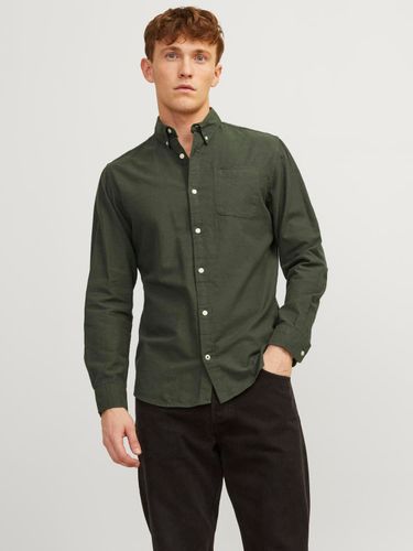 Oxford De Manga Larga Camisa - Jack & Jones - Modalova