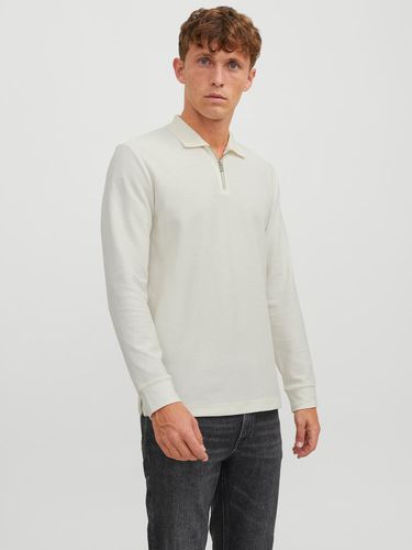 Camiseta Liso Cuello De Camisa - Jack & Jones - Modalova