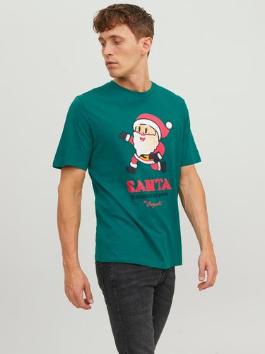 Camiseta X-mas Cuello Redondo - Jack & Jones - Modalova