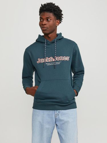 Sudadera Con Capucha Estampado - Jack & Jones - Modalova