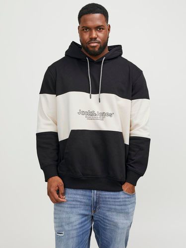 Plus Size Sudadera Con Capucha Estampado - Jack & Jones - Modalova