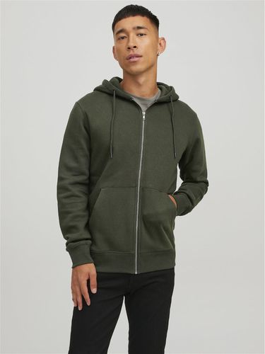 Sudadera Con Cremallera Liso - Jack & Jones - Modalova