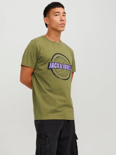 T-shirt Logo Col Rond - Jack & Jones - Modalova